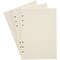 Paper Junkie Beige Reinforced College Ruled Filler Paper – 80 Sheets, Pack of 3